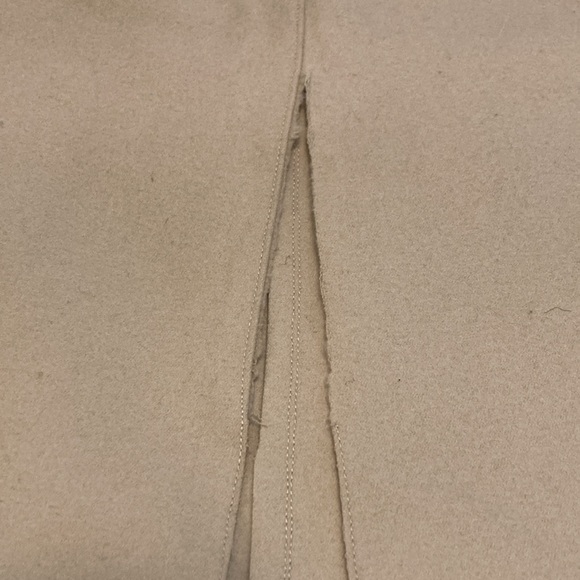 Rare! Gucci Italian Vintage Wool Tailored Pencil Skirt Beige Size 42 (US 6) - Picture 14 of 16